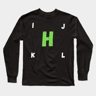 letter H Long Sleeve T-Shirt